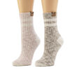 LADIES LOUNGE ANKLET 2PK SIMPLY TAUPE