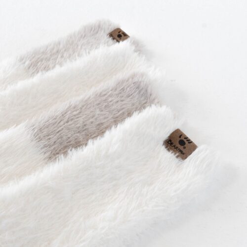 COLOR BLK SHAGGY COZY CRW 2PK