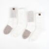 COLOR BLK SHAGGY COZY CRW 2PK