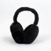 FAUX FUR EARMUFFS BLACK
