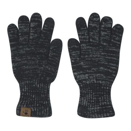 HAT GLOVE SET 2PK BLACK