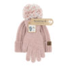 HAT GLOVE SET 2PK PINK