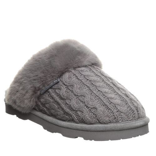 RUMIE CABLE KNIT CHARCOAL