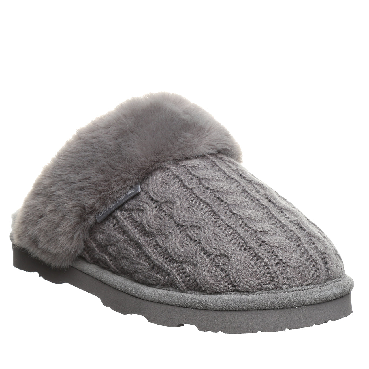 RUMIE CABLE KNIT CHARCOAL