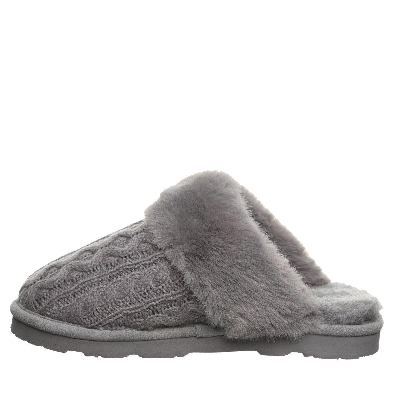 RUMIE CABLE KNIT CHARCOAL