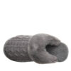 RUMIE CABLE KNIT CHARCOAL