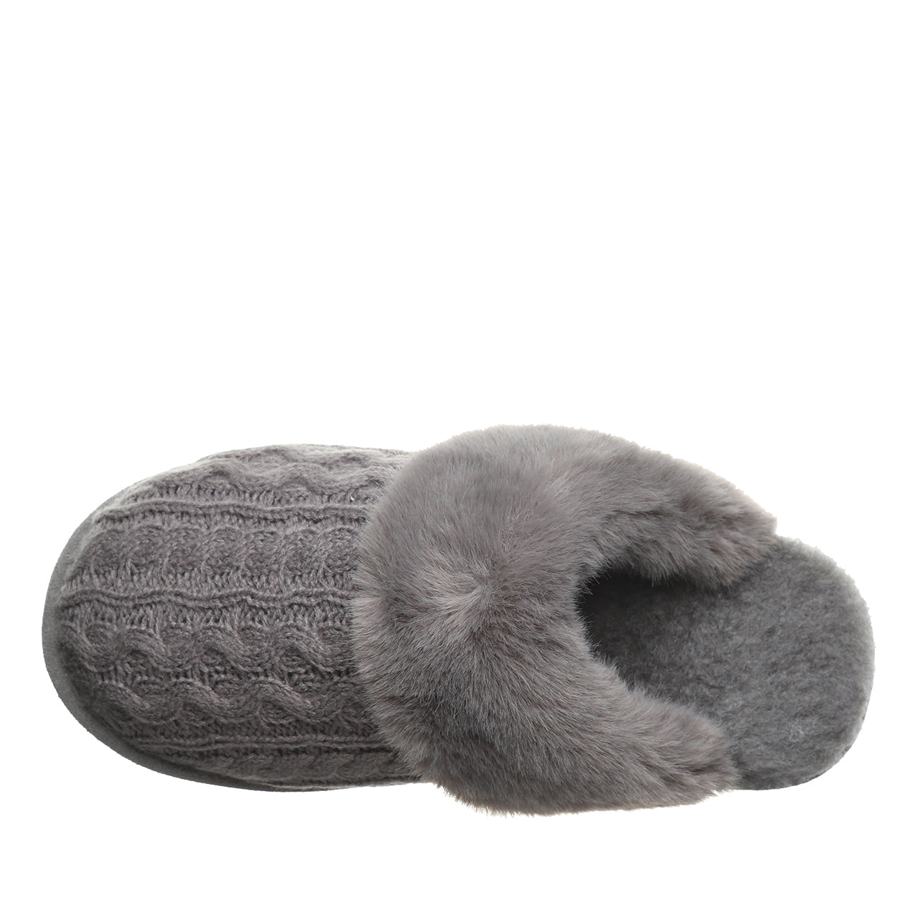 RUMIE CABLE KNIT CHARCOAL