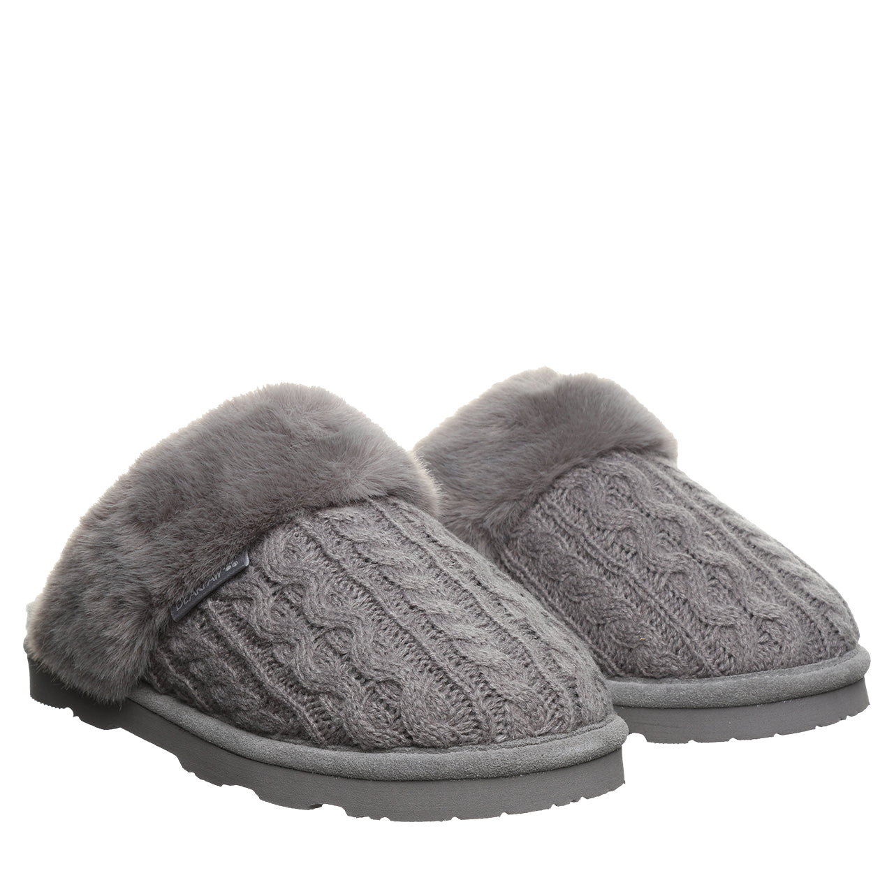 RUMIE CABLE KNIT CHARCOAL