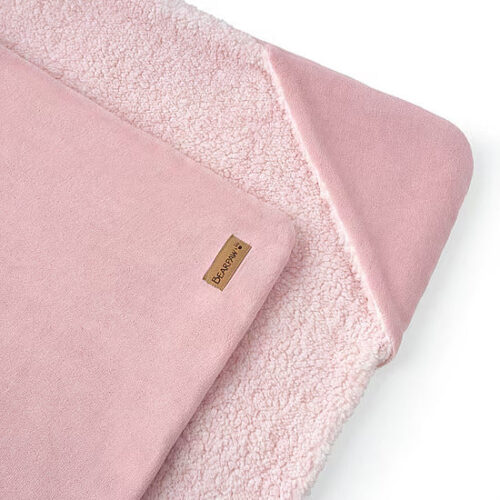 COZY HOODED THROW BLUSH