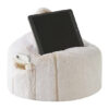 ARTESTIA LAP POUF LIGHT TAN