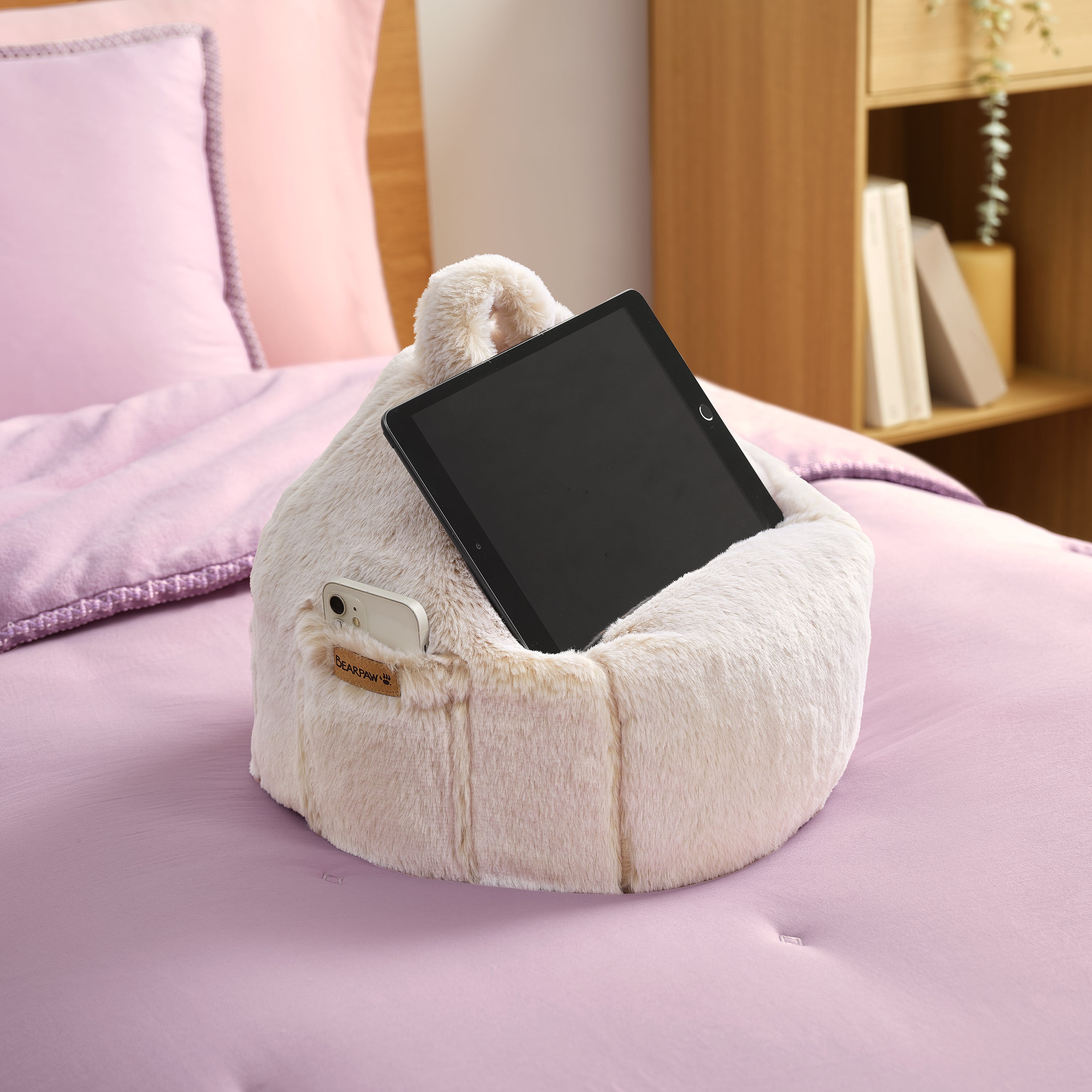 ARTESTIA LAP POUF LIGHT TAN