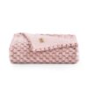 Milie Faux Fur Throw Blanket Tea Rose