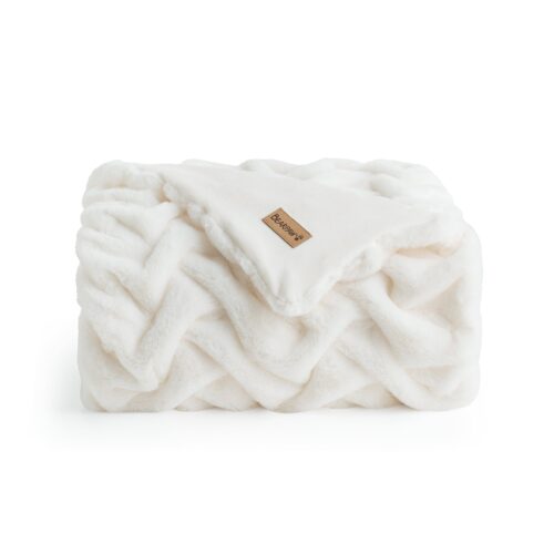 CLAIRE THROW IVORY