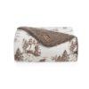 BADGER THROW WOODLAND TOILE