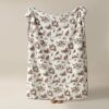 BADGER THROW WOODLAND TOILE