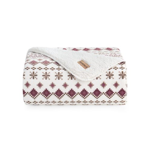BADGER THROW FAIRISLE